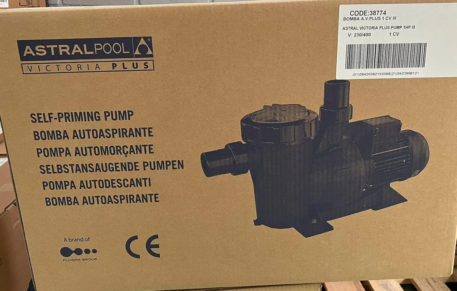 Bomba Victoria Plus - 16.000 l/h 0,76 kW (1 CV) 230/400 V III