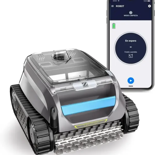 Zodiac Freedom of 42 iQ limpiafondos sin Cable para Piscinas de hasta 10x5m, Limpia Fondo, Paredes y Linea de flotación. Robot Batería de Litio y conectividad Mediante App iAqualink