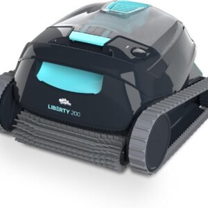 Dolphin Liberty 200 Robot limpiafondos automático con batería para Piscinas enterradas de 10m - Limpieza de Fondo y Paredes - Ahorro de energía