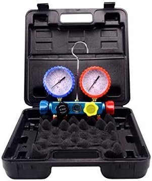 Analizador 4 valvulas analogico manometros diam. 80