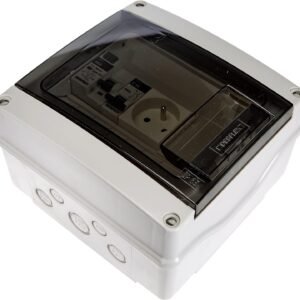 Debflex 707693 - Cuadro eléctrico (con disyuntor, interruptor diferencial y enchufe 2P+T)