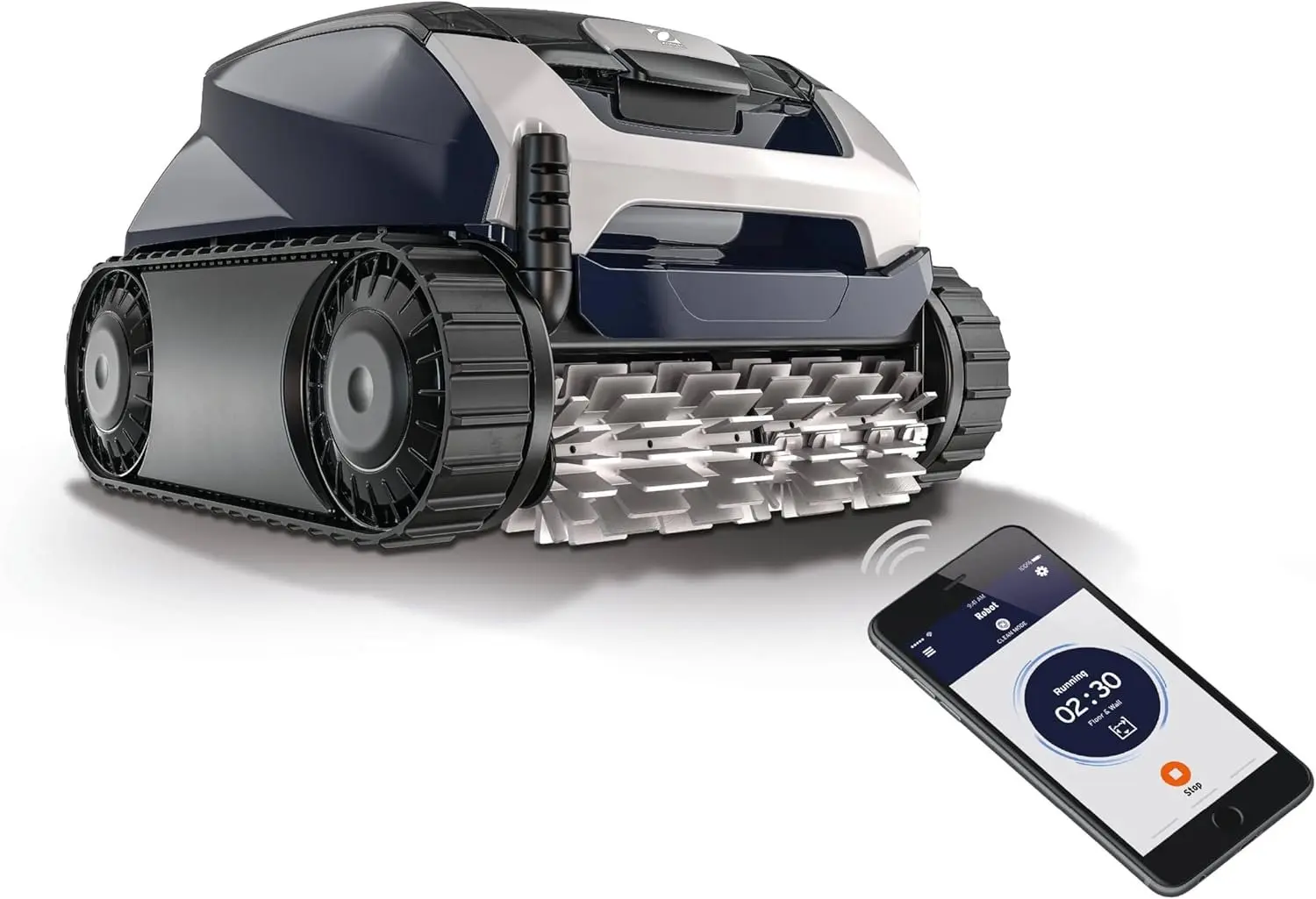 Zodiac Robot Limpiafondos para Piscinas RE 4400 iQ (Fondo/Paredes/línea de Agua), Gris, 0, 4L - Imagen 2
