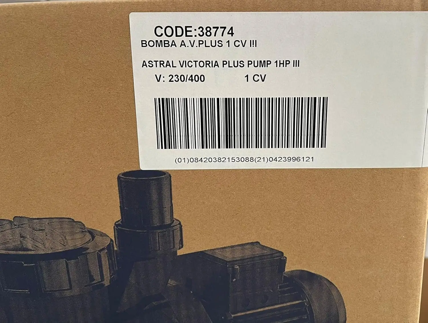 Bomba Victoria Plus - 16.000 l/h 0,76 kW (1 CV) 230/400 V III - Imagen 2
