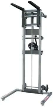 CARRETILLA ELEVADORA MANUAL DE ALUMINIO. Altura máxima: 3.67 metros y Carga máxima elevable 160 kilos. - Imagen 4