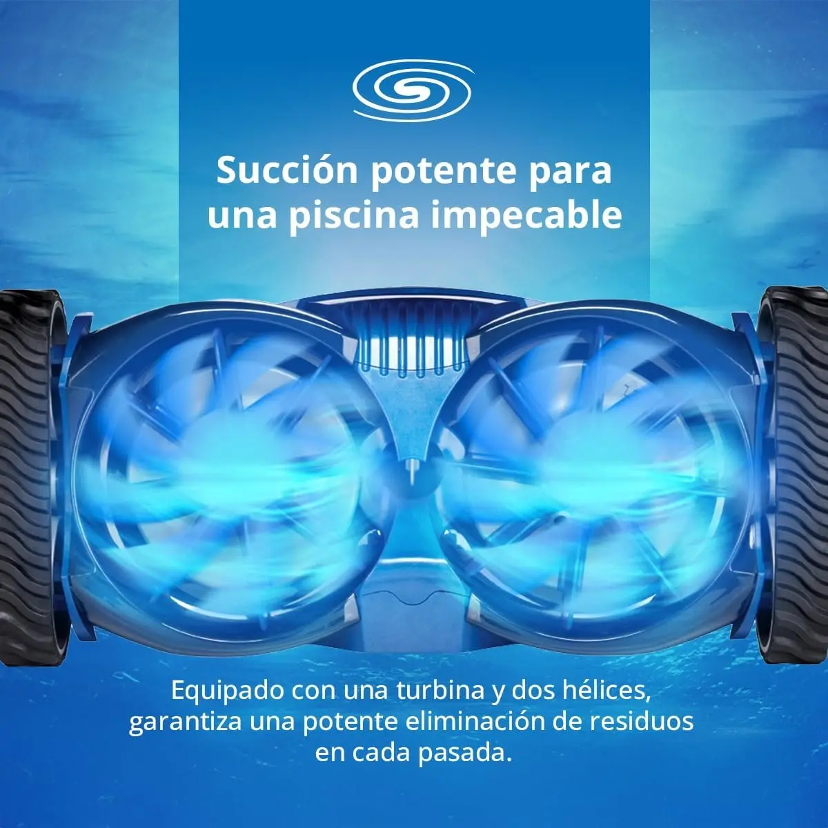Zodiac W70668 MX8, Limpiafondos hidráulico para piscinas enterradas de hasta 12 x 6 m - Imagen 4