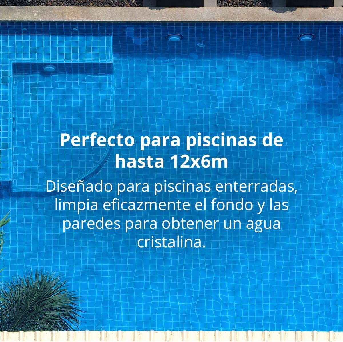 Zodiac W70668 MX8, Limpiafondos hidráulico para piscinas enterradas de hasta 12 x 6 m - Imagen 6