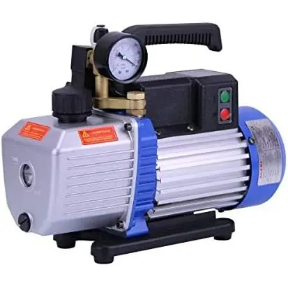 Bomba de vacío 2 etapas con Vacuometro para R32 y 1234yf