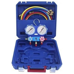 Kit analizador 2 valvulas analogico manometros diam. 80 R32/R407C/R410A