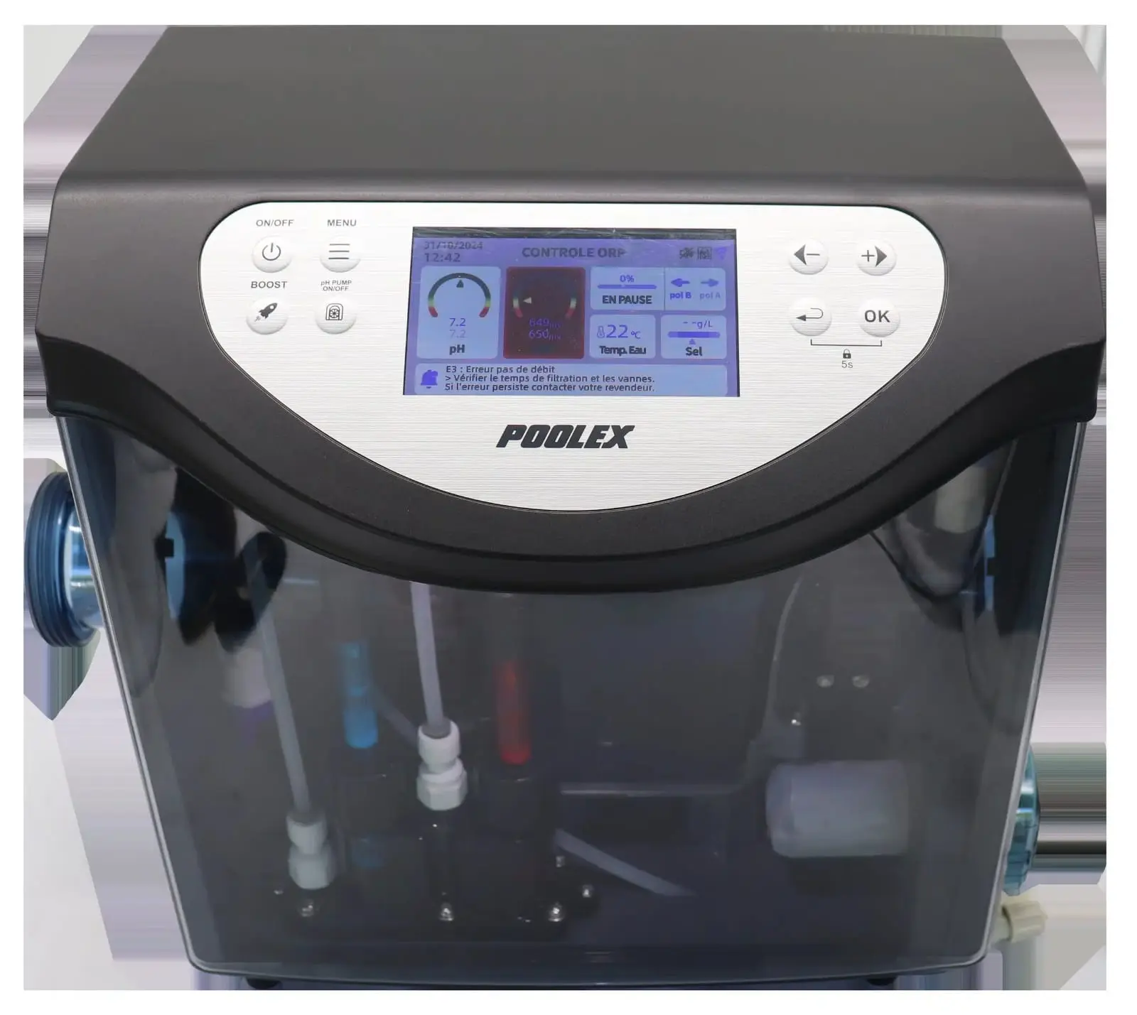 Clorador salino con pH y redox incluido Aqualyser Total - WiFi con app movil y cloud