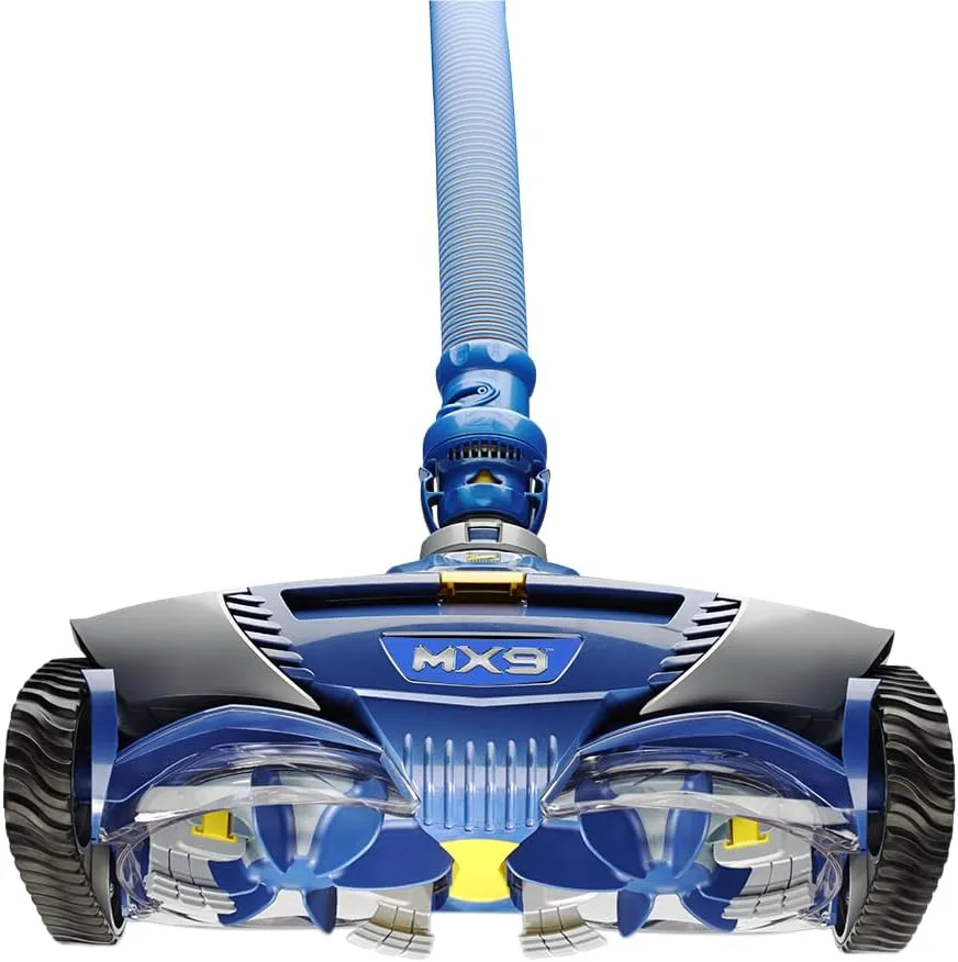 Zodiac - Detergente idraulico per piscina MX9, fondo e pareti, aspirazione meccanica, turbina di aspirazione per piscina, 12 x 6 metri max