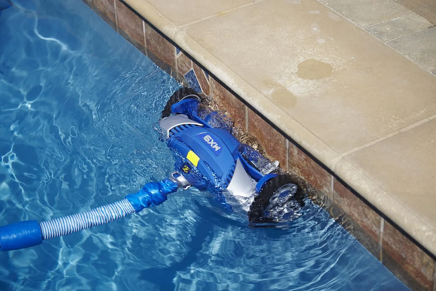Zodiac - Detergente idraulico per piscina MX9, fondo e pareti, aspirazione meccanica, turbina di aspirazione per piscina, 12 x 6 metri max - Imagen 3