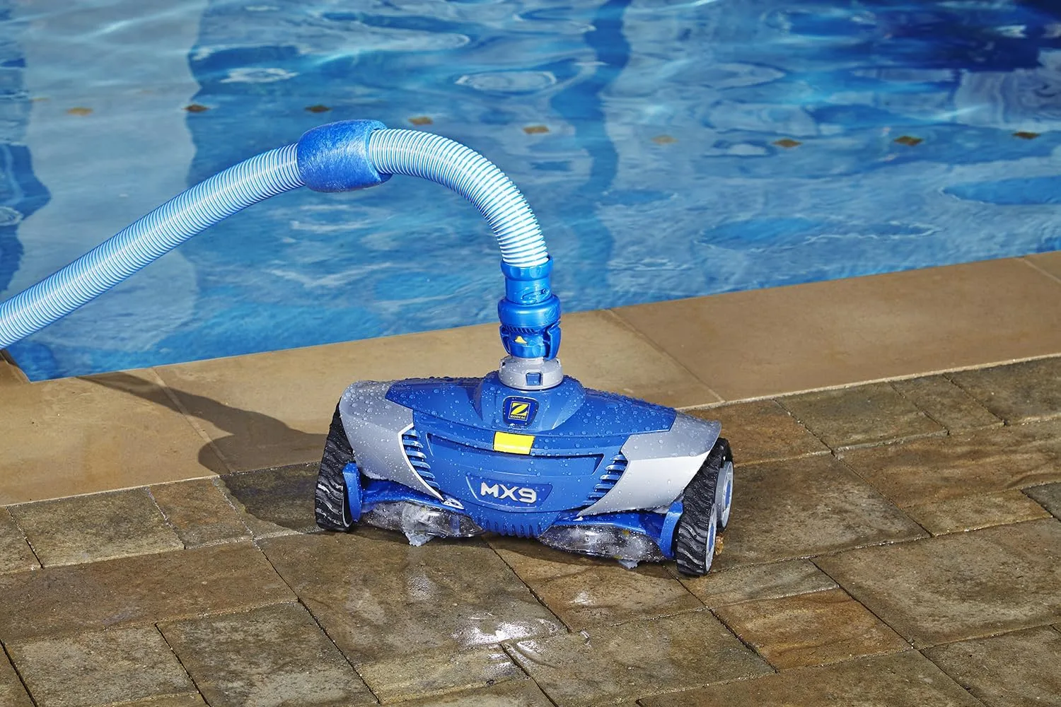 Zodiac - Detergente idraulico per piscina MX9, fondo e pareti, aspirazione meccanica, turbina di aspirazione per piscina, 12 x 6 metri max - Imagen 5