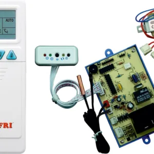 Electrónica Universal de Reemplazo para Aire Acondicionado, Compatible con Motores de Una Bobina, Incluye Receptor Externo con LEDs