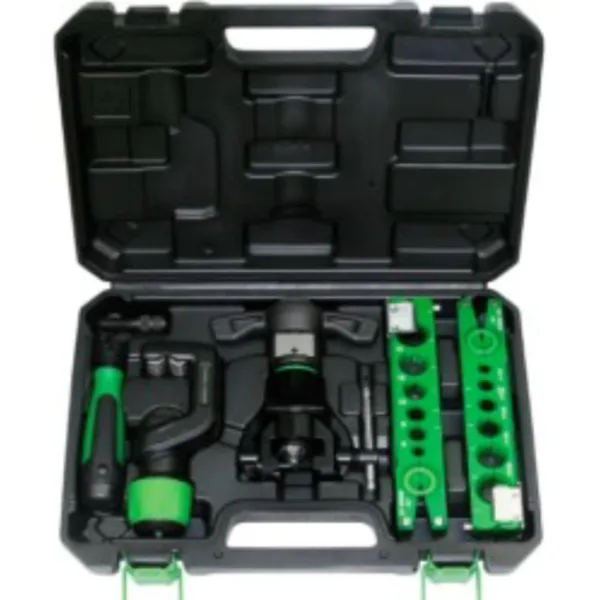 Kit de Abocardado con Abocardador Excéntrico de Aluminio, Carraca Extraíble, Cortatubos SS-532, Limpiador Escariador, para Tubos 1/4" a 3/4" y 6mm a 19mm