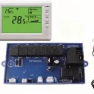 Electrónica Universal de Reemplazo con WiFi, Termostato Retroiluminado, Control Remoto, Compatible Android e iOS, 6 Relés