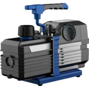 Bomba de Vacío de Doble Etapa Inteligente, Motor sin Escobillas, 6.5CFM 184L/MIN, 1HP 745W, Conexiones 1/4" y 3/8", 11.50 Kgs, para Refrigerantes Inflamables