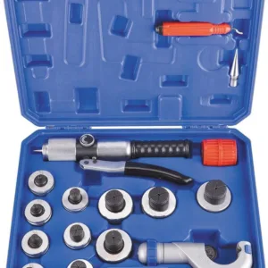 Expandidor y Ensanchador de Tubería Hidráulico con Escariador y Cortatubos, 3/8" a 1-5/8", Incluye BT208, BT312, BT207, Kit de 4 Piezas