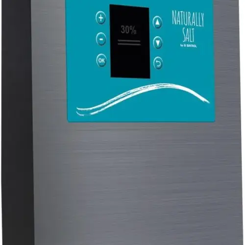 BAYROL Salt Relax Pro – el elegante dispositivo premium para un cuidado fiable del agua salada.