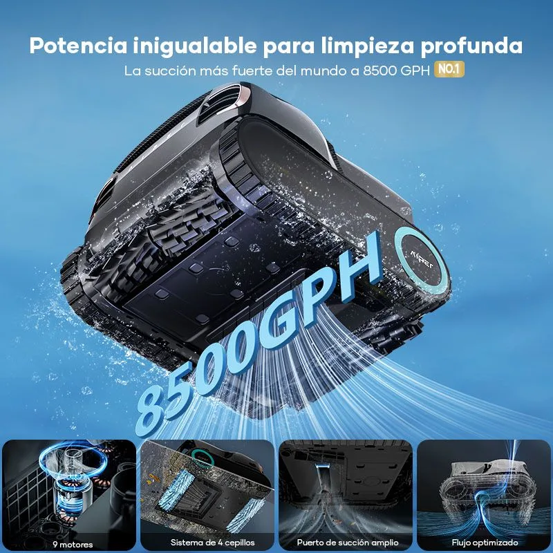 Aiper Scuba X1 Pro Max Limpiafondos sin cables - Imagen 8