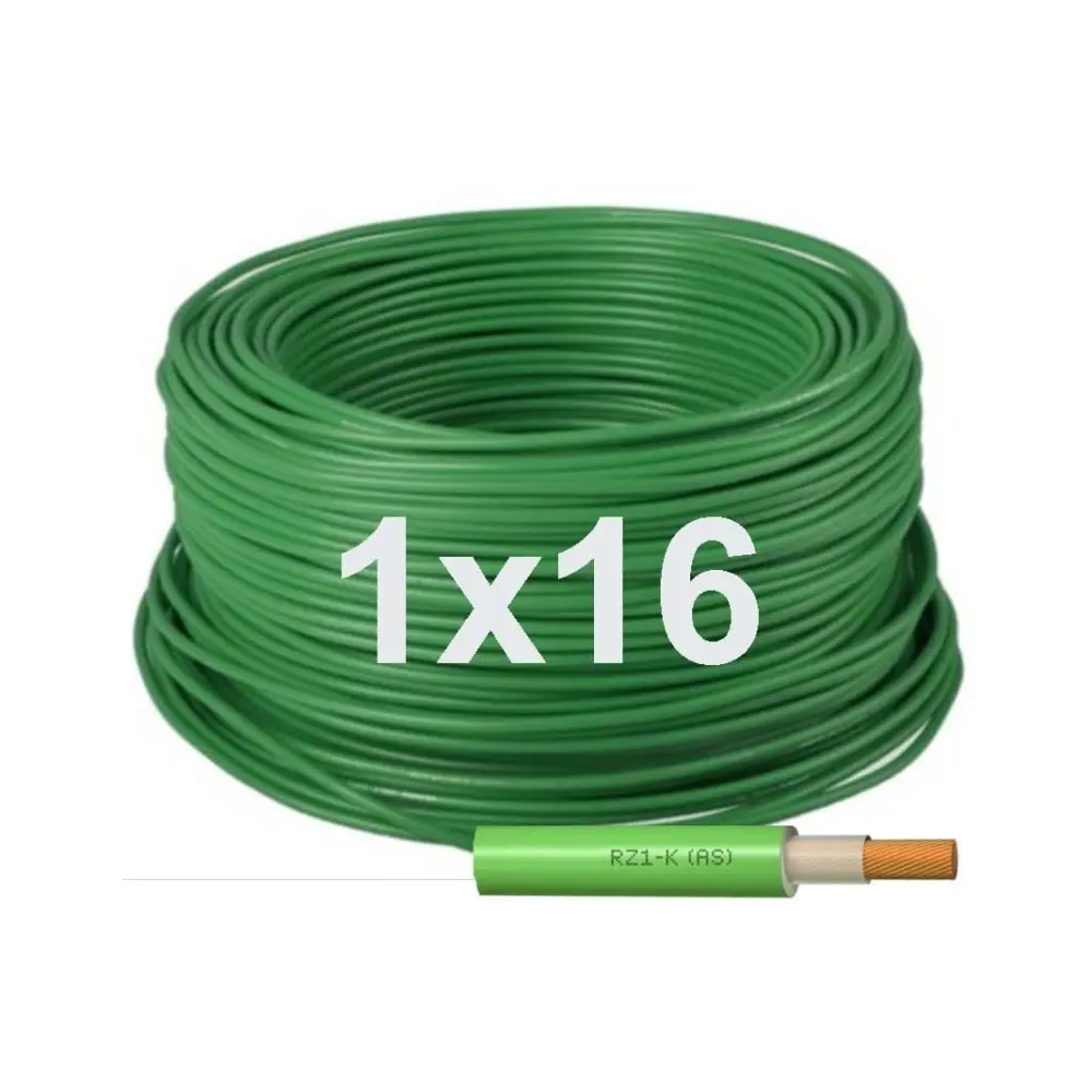 Manguera flexible unipolar 1x16 Libre halógenos RZ1-K (AS) 1KV
