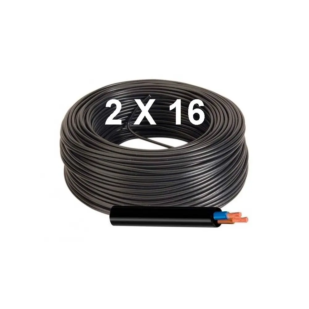 Manguera Eléctrica RV-K 2x16 Flexible Negra - Imagen 2