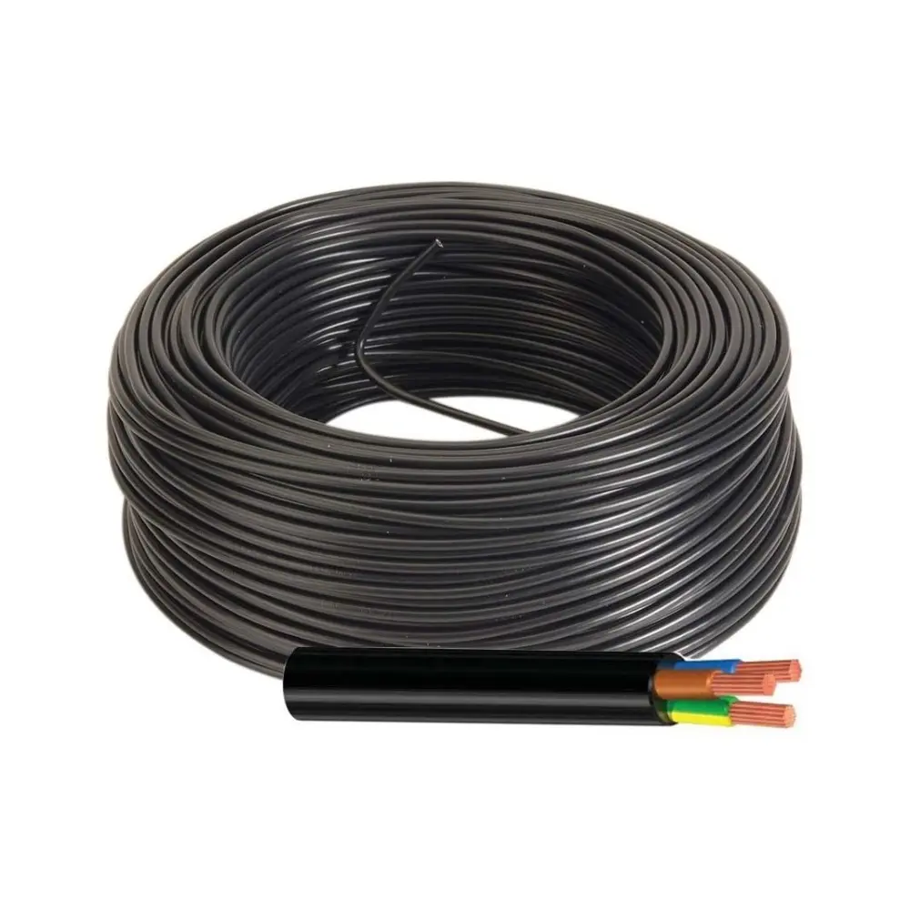 Manguera Eléctrica 3G4 Flexible RV-K Negra