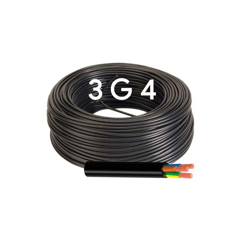 Manguera Eléctrica 3G4 Flexible RV-K Negra - Imagen 2
