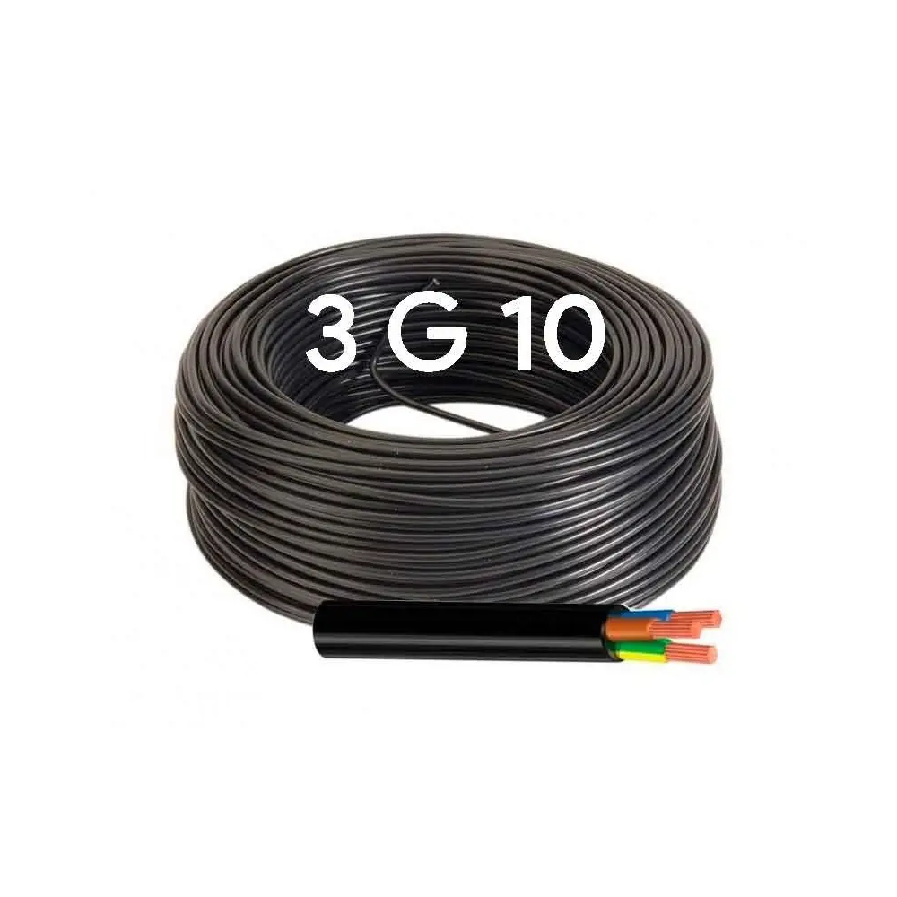 Manguera Eléctrica 3G10 Flexible RV-K Negra - Imagen 2