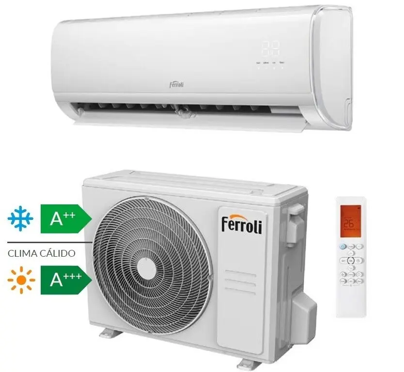Ferroli Giada S Air Conditioner Wi-Fi Aire Acondicionado 12000BTU Wi-Fi (2CP001MF+2CP001IF) - Imagen 2